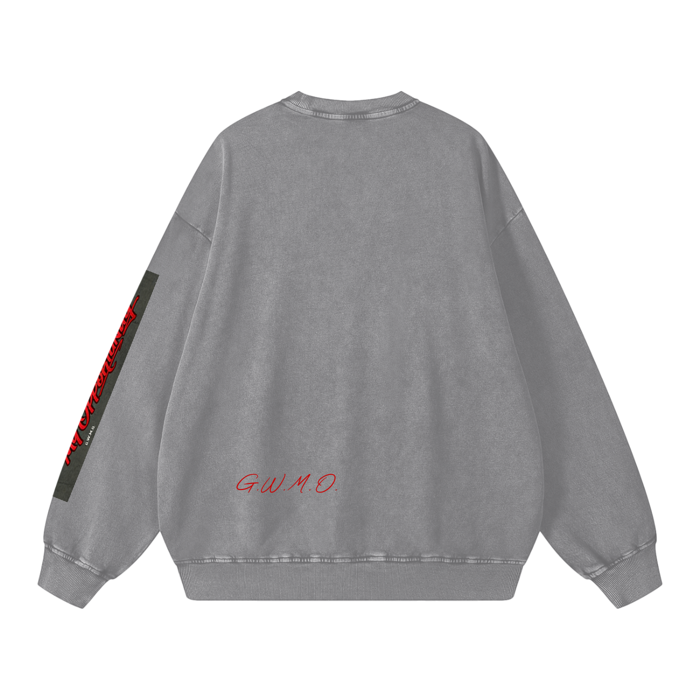 G.W.M.O. Signature "God's Will" | Vintage Wash Crewneck | Longsleeve | Unisex