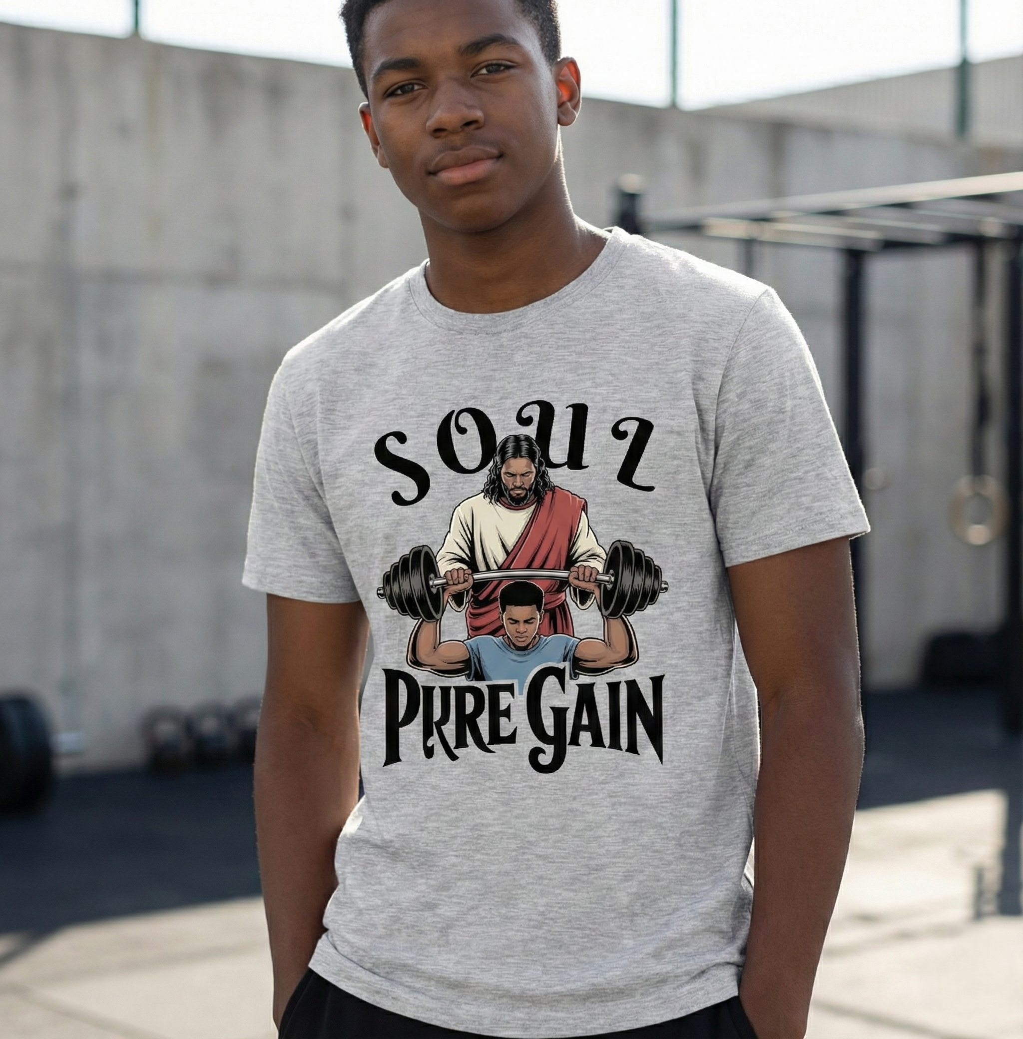"Soul Pure Gain" Graphic Tee | G.W.M.O. | Male Teen