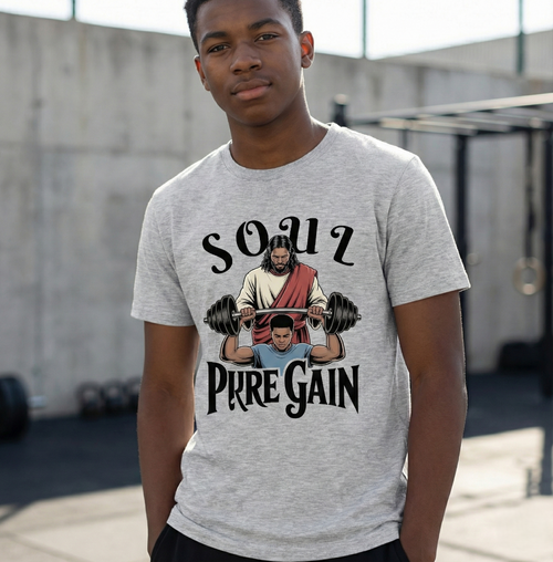 "Soul Pure Gain" Graphic Tee | G.W.M.O. | Male Teen