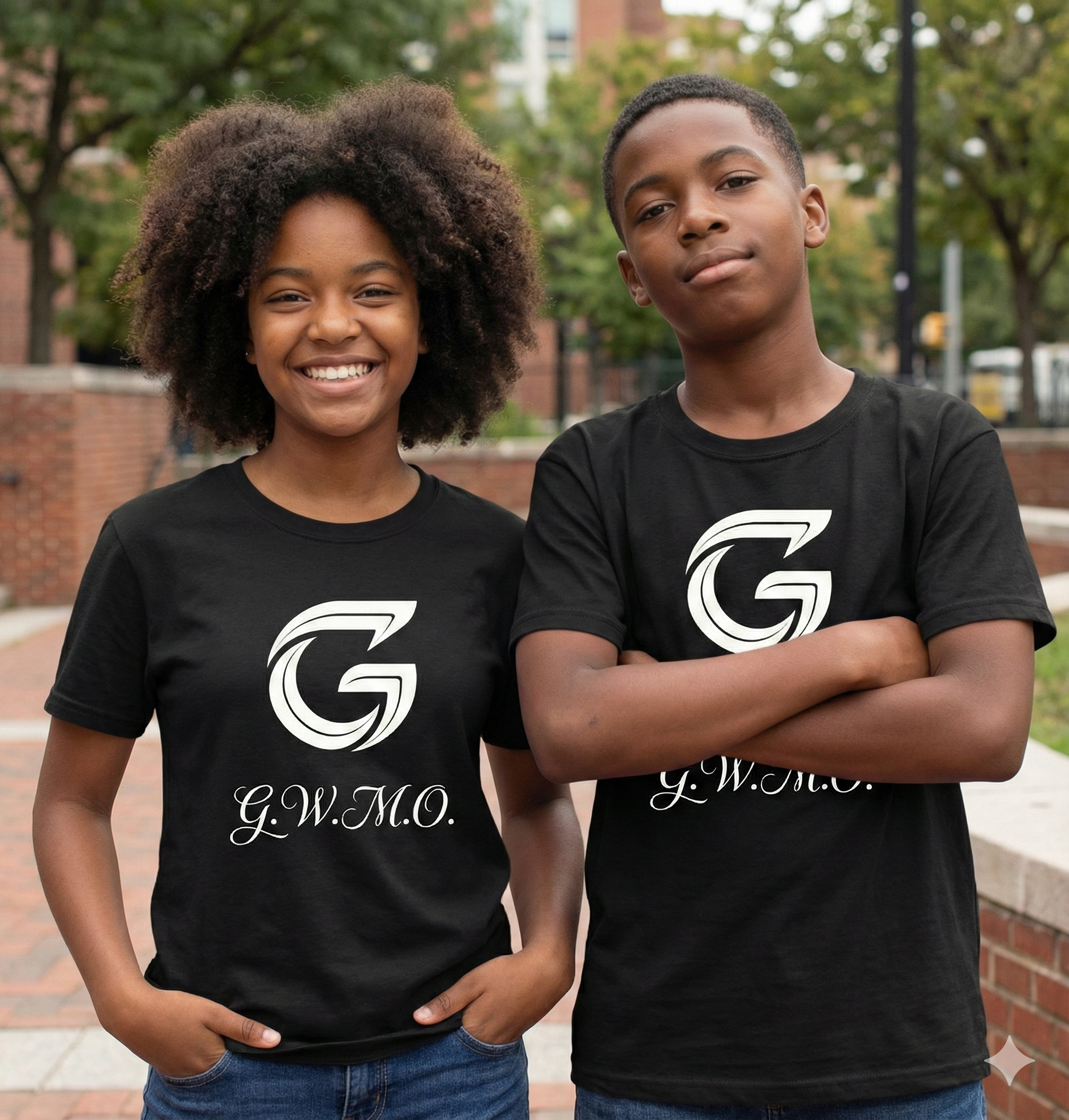 The GWMO Genesis | Youth Tee | Black/White
