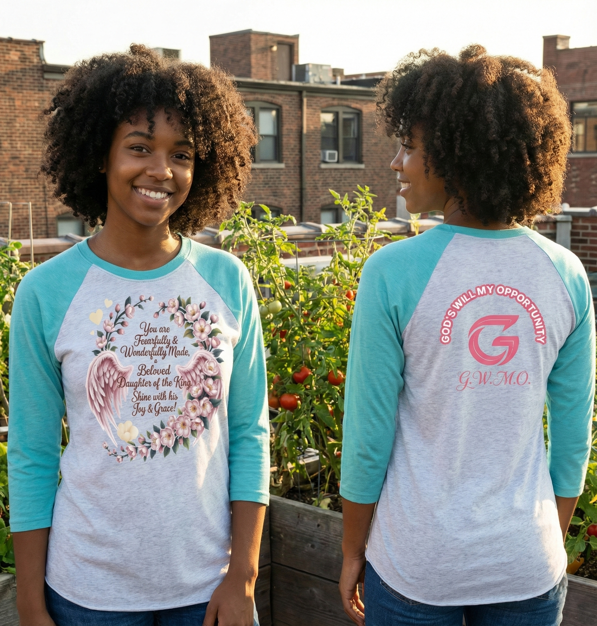 The G.W.M.O. Daughter of the King Raglan | Women's BaseBall Tee