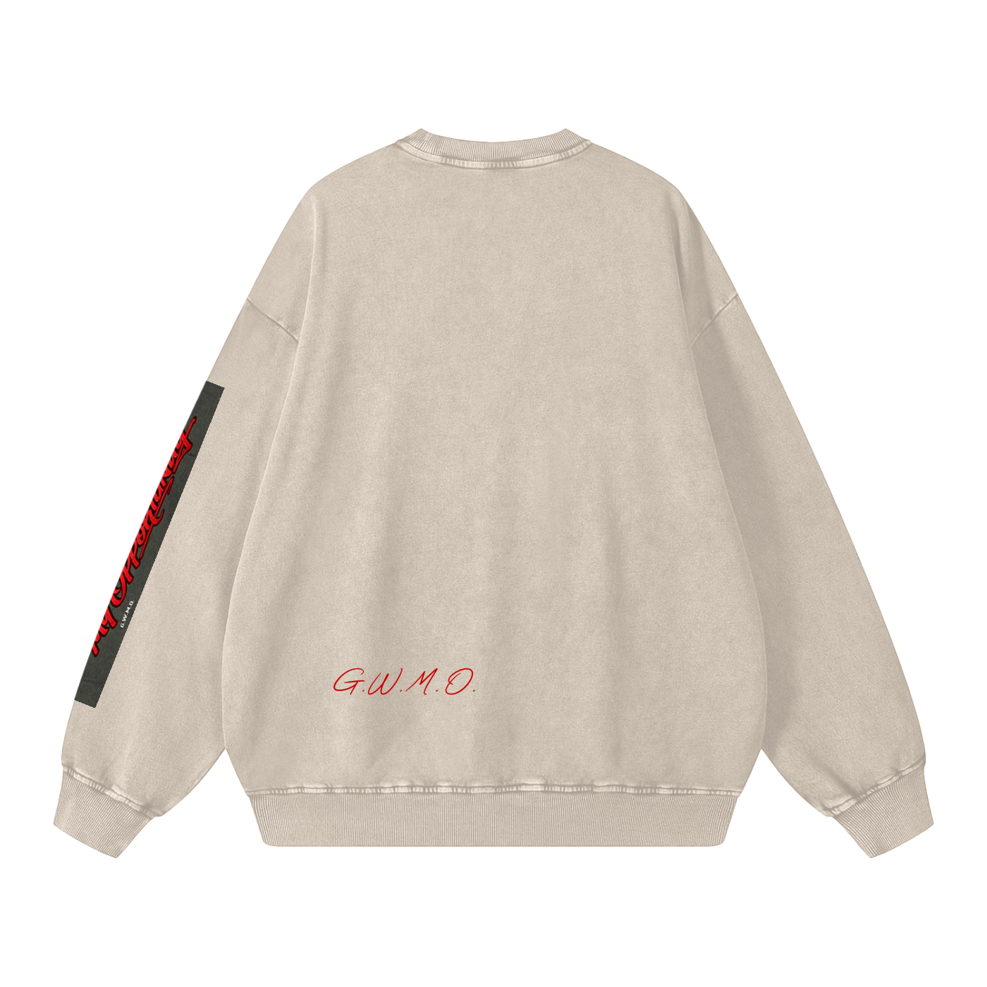 G.W.M.O. Signature "God's Will" | Vintage Wash Crewneck | Longsleeve | Unisex