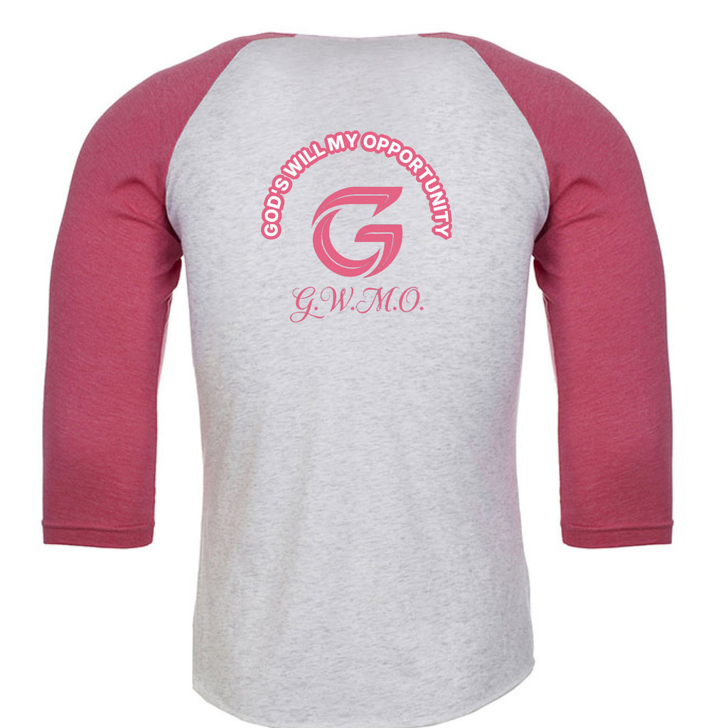 Vintage Pink/ Heather White - BACK