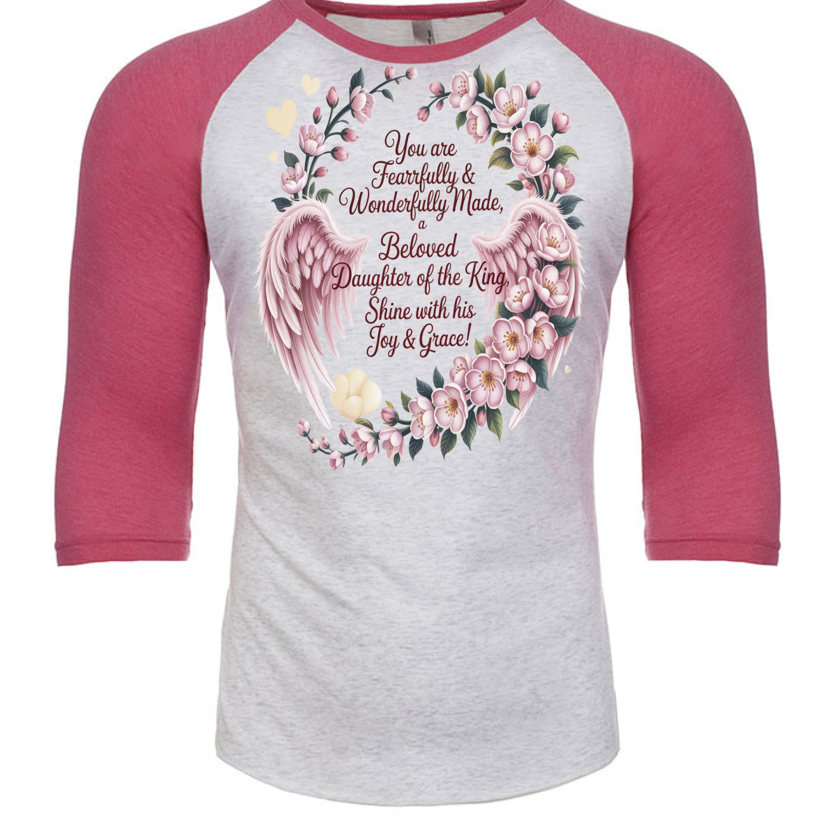 Vintage Pink/ Heather White - FRONT