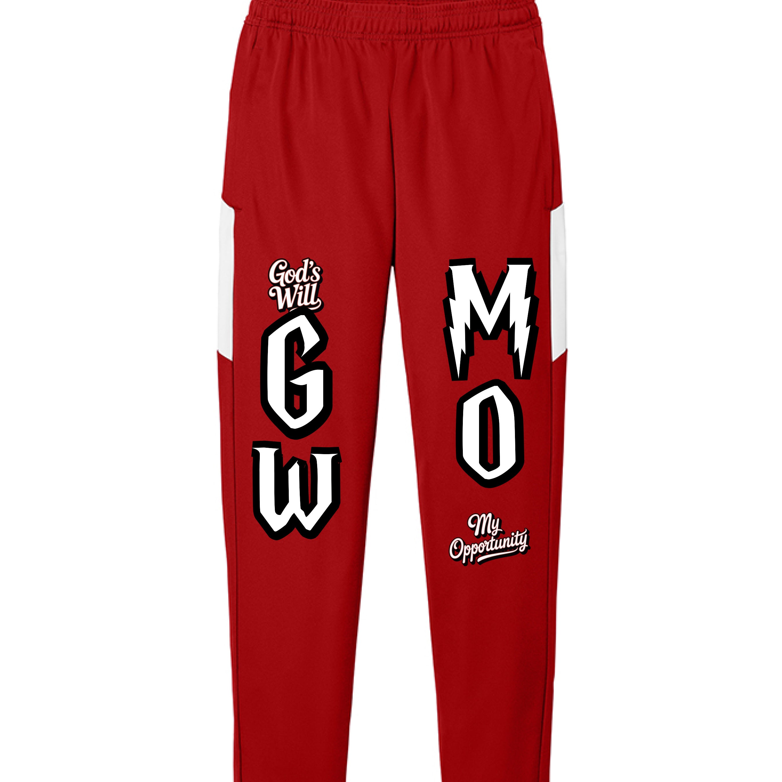 Deep Red/ White - FRONT